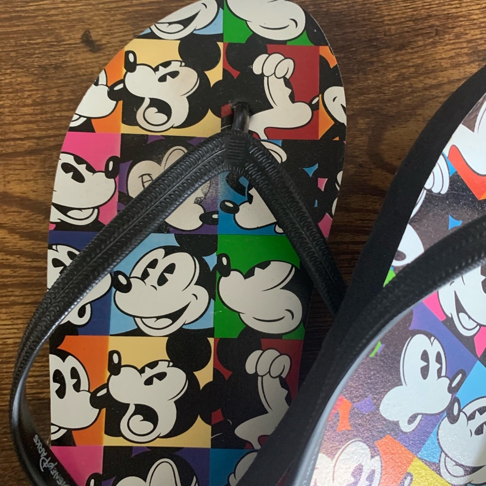 Disney Mickey Mouse flip flops